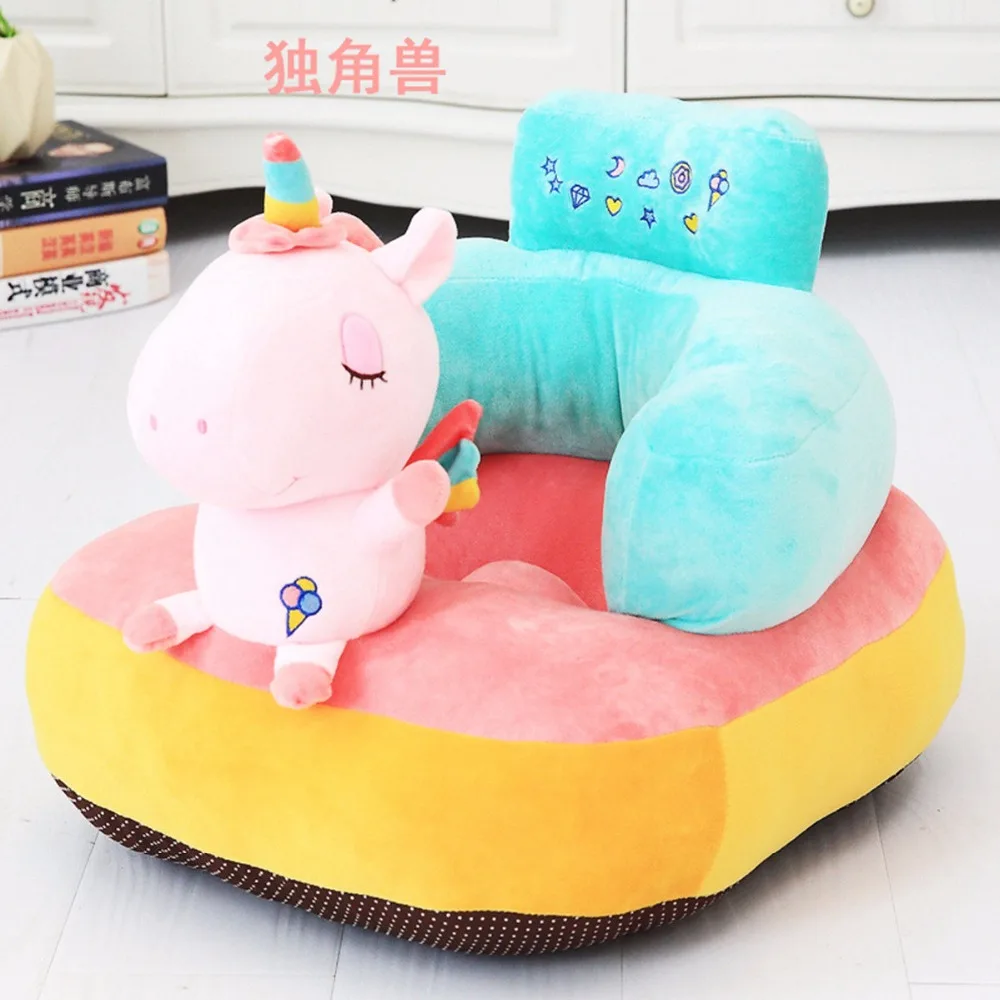 Esteira do Jogo do Bebê Cadeira de Bebé Cadeira de Unicórnio de Pelúcia para o Bebê a Aprender a Sentar Caçoa o Presente Alce Play Game Sofá Mat 15 Tapetes de jogo