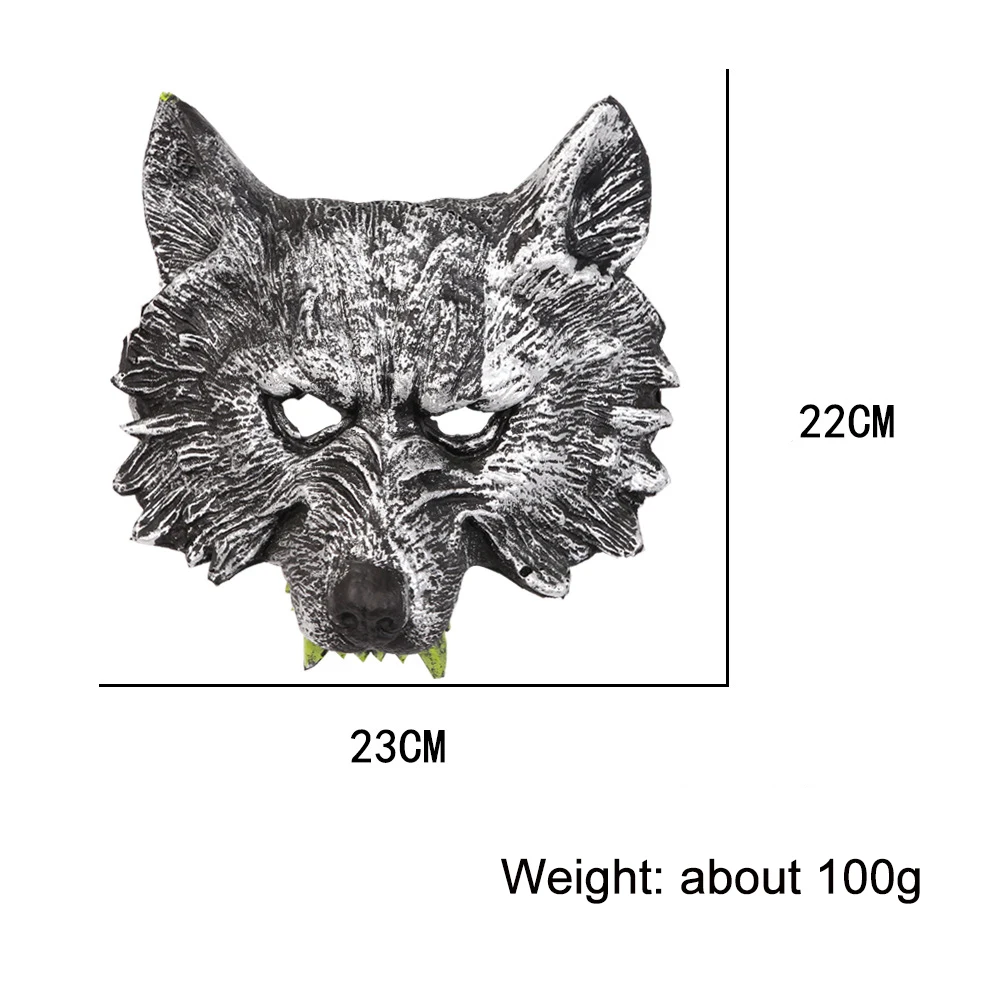 Мужская маска для костюмированной вечеринки, маска волка и когти волка EVA, Силиконовые Реалистичные вечерние маскарадные маски, страшные маски для взрослых