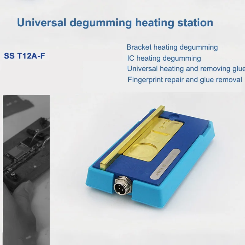 SS-T12A материнская плата сепаратор нагревательная станция для iPhone X/XS MAX Процессор IC чипы разборка клей для удаления пайки инструмент для ремонта