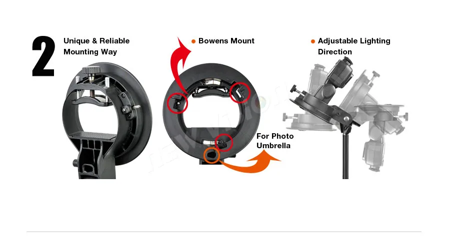Godo x 50x50 см/2"* 20" софтбокс-диффузор с s-тип кронштейн Bowens держатель для Студия Photo Speedlite Flash светильник