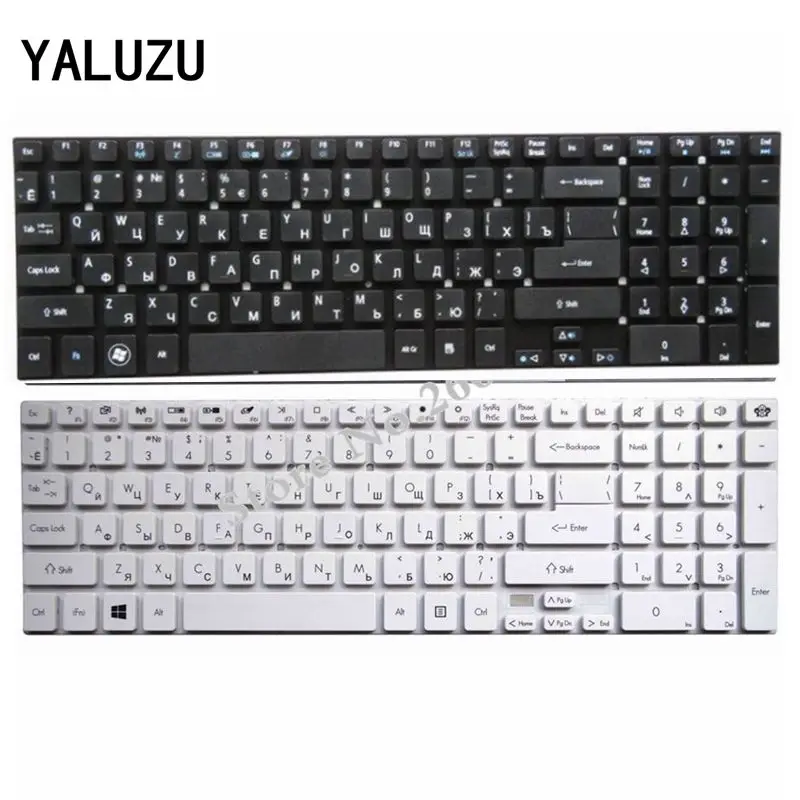 YALUZU Новая русская клавиатура для Packard bell easynote p5ws0 p5ws5 p7ys5 RU Клавиатура для ноутбука черная