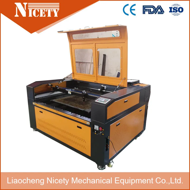 

1080 laser cutting machine with 130W laser tube and 1060 laser machine with three water chiller