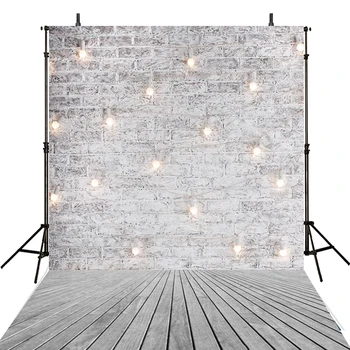 

Hot Gery Wall Photography Backdrops Wooden Floor Backdrop For Photography Lights Background For Photo Studio Foto Achtergrond