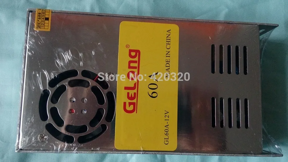 

12V 60A Switching Power Supply DC power module adapter 115V/230V INPUT 12V 60A 720W power for Car amplifier power inverter