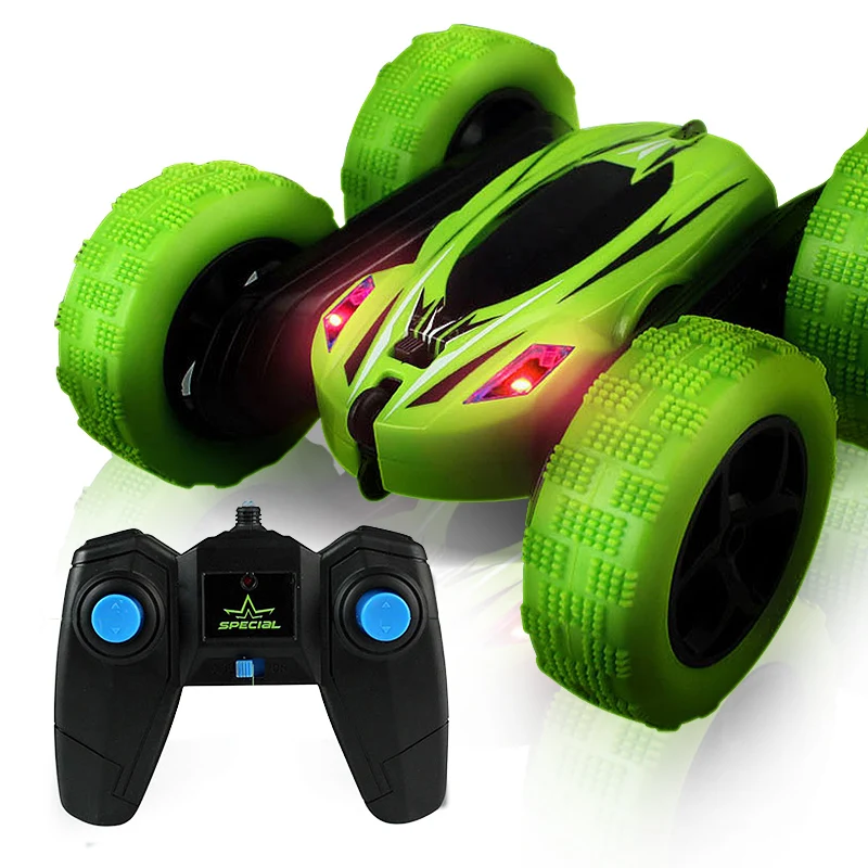 funtogethe RC Car 2.4G Stunt Drift Deformation Buggy Car Rock Crawler Roll Car 360 Degree Flip Kids Robot RC Cars Toys for Gifts