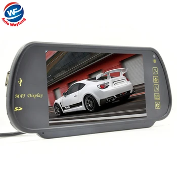 

Free Shippinrg Car HD Monitor 7" Color TFT LCD Car Rearview Mirror Monitor SD USB MP5 FM Transmitter Car Camera Mirror DVR