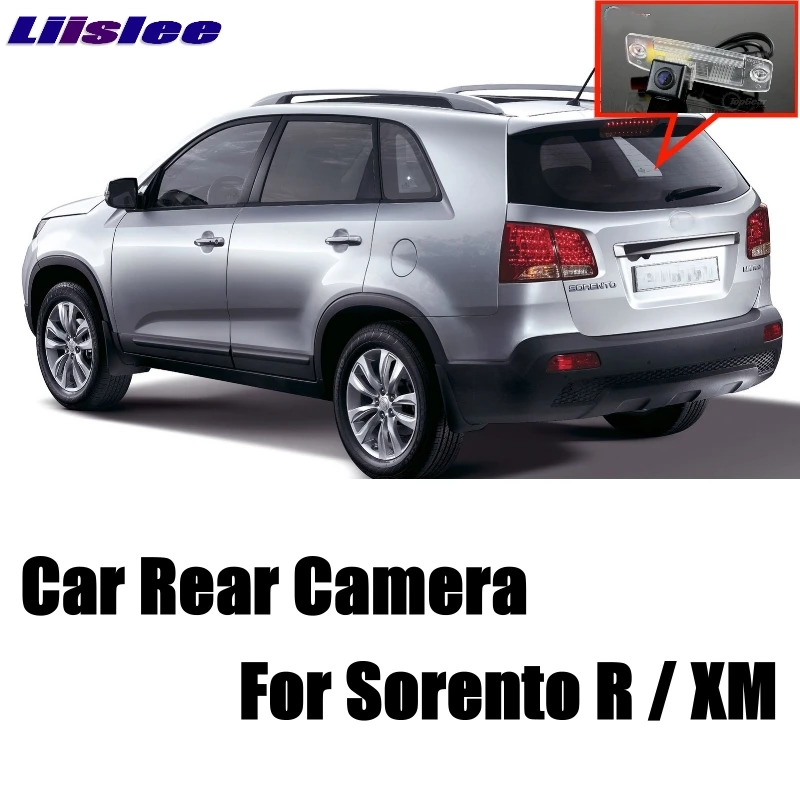 LiisLee Автомобильная камера для KIA Sorento R для NAZA Sorento XM MK2 2007~, Высококачественная камера заднего вида CCD+ RCA