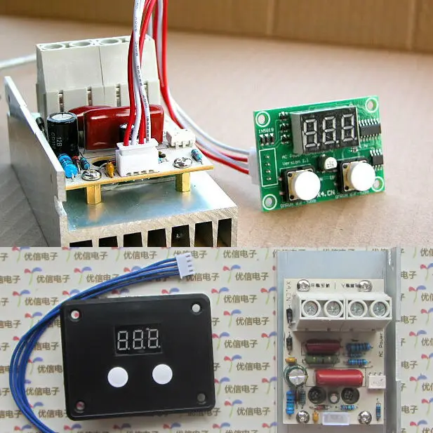 AC 220V 10000W SCR Voltage Regulator Speed Control Dimming Dimmers
