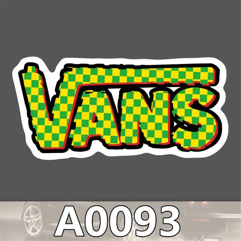 50 шт./пакет vans off Наклейка на стену для путешествий скейтборд тележки стикер наклейка на кузов стиле «граффити» из мультфильма; ПВХ водонепроницаемый стикер A0116 - Цвет: A0003