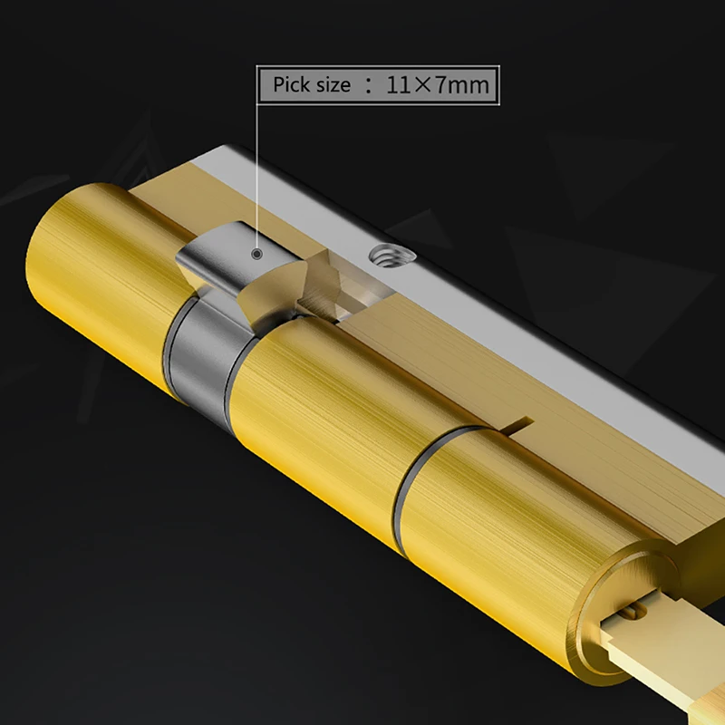 Супер C класс 12 цилиндр для ключа противоугонное ядро замка двери универсальный медный хромированный под заказ цилиндры медный ключ