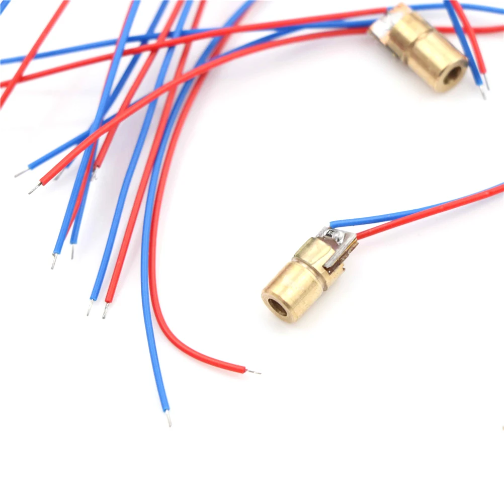 10 шт./лот лазерные диоды 2 5 мВт 650 нм Diodo Mini 650нм в красный лазерный точечный диод
