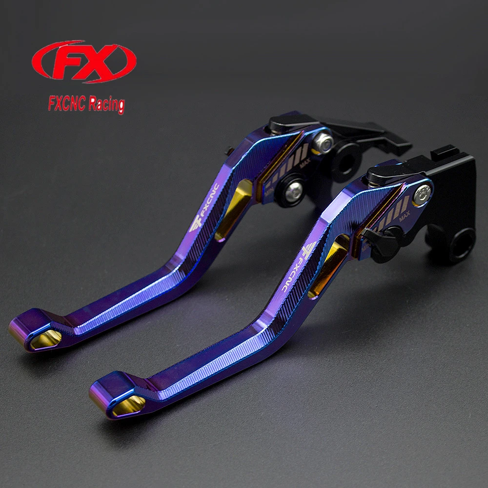 FXCNC Racing CNC Aluminum Folding Extendable Adjustable Brake Clutch Levers for Ducati HYPERMOTARD 821 SP 2013-2015 HYPERMOTARD 939 SP 2016-2017 Scrambler Cafe Racer 2017