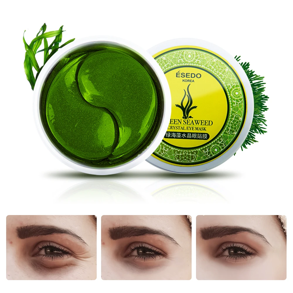 

Seaweed Eye Masks 60Pcs Nourishing Moisturizing Collagen Gel Eye Patches Hydration Dark Circles Remove Wrinkle Eye Skin Care