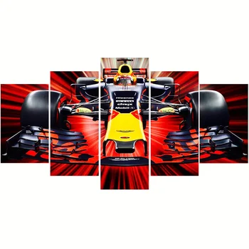 

5pcs Full Square/Round Drill 5D DIY Diamond Painting "Racing car" Multi-picture Combination Embroidery 5D Home Decor