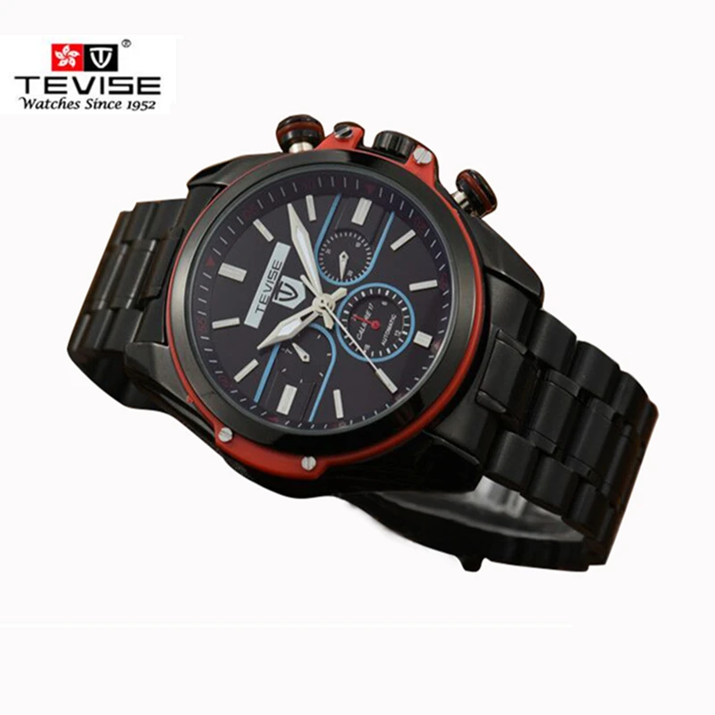 

Luxury Men Luminous Watch Brand TEVISE Automatic Mechanical Watches Clock Male Calendar Waterproof Watch Relogio Masculino Reloj