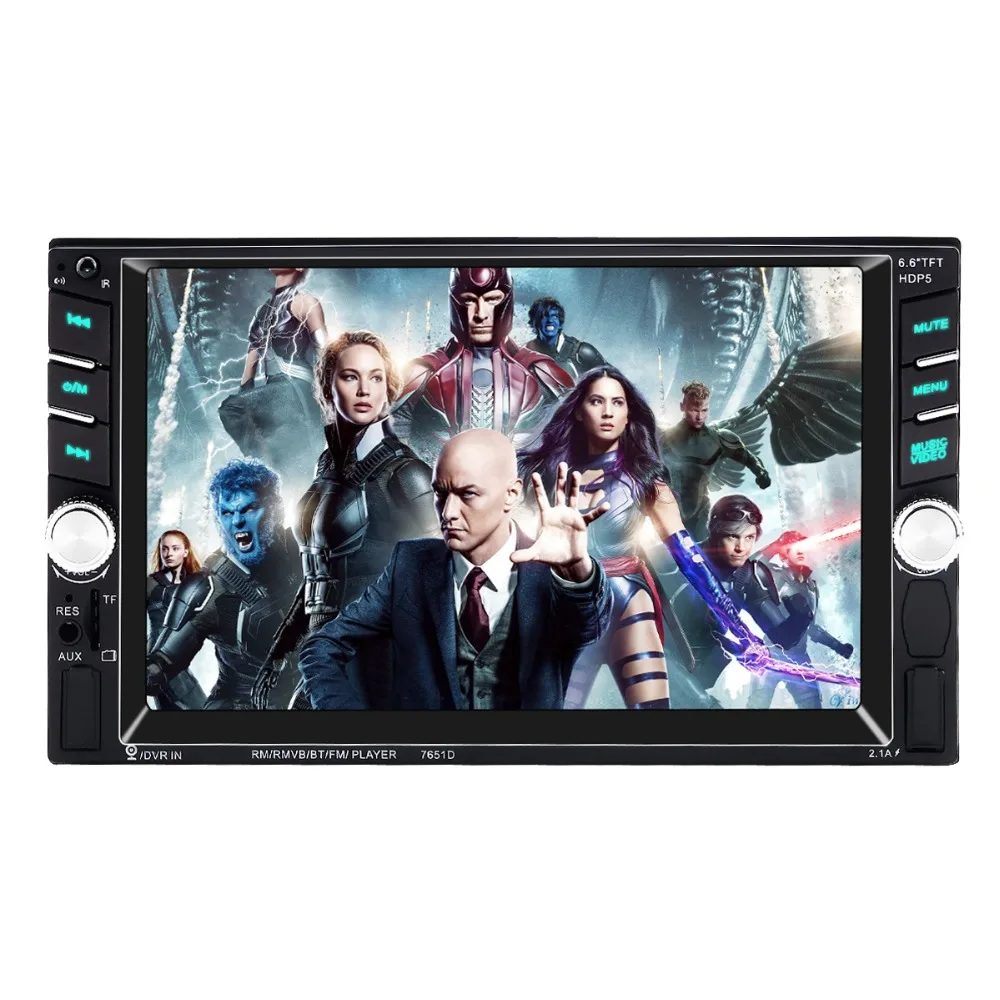 2 din 6 ''lcd сенсорный экран 12V Авторадио Автомагнитола bluetooth Камера заднего вида