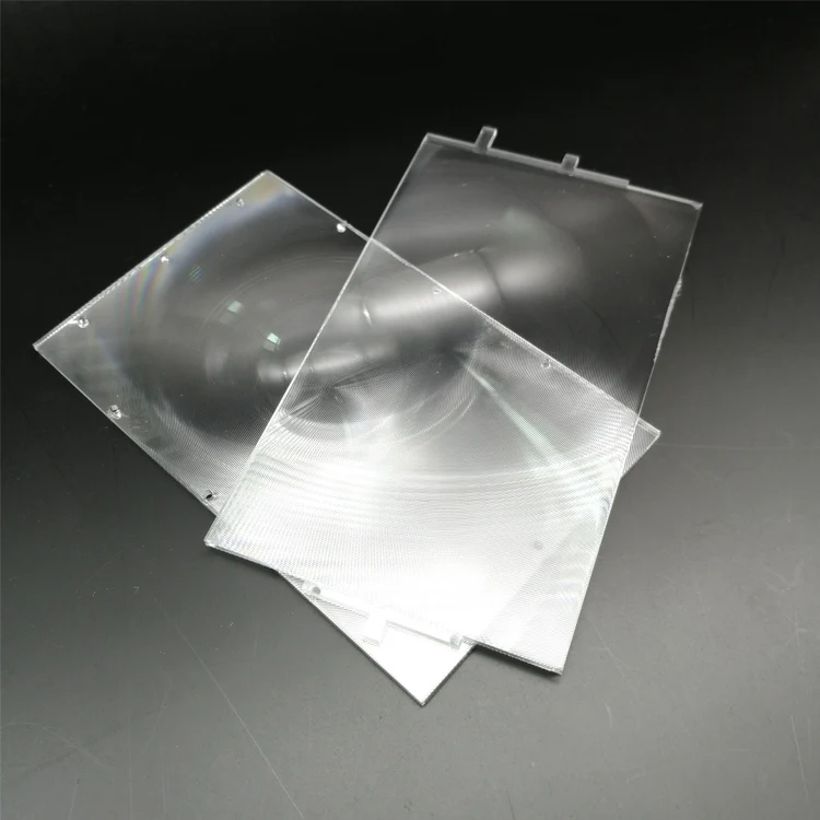 

2pcs/set rectangle optical PMMA plastic fresnel lens with HD 4 inch professional diy projector kit lens