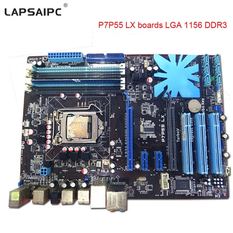 Lapsaipc P7P55 LX اللوحة P7H55 LGA1156 P55 اللوحة ل i3 i5 i7 cpu 16 جيجابايت USB2.0 سطح المكتب لوحة الأم LGA 1156 DDR3 لوحات Lapsaipc P7P55 LX اللوحة P7H55 LGA1156 P55 اللوحة ل i3 i5 i7 cpu 16 جيجابايت USB2.0 سطح المكتب لوحة الأم LGA 1156 DDR3 لوحات