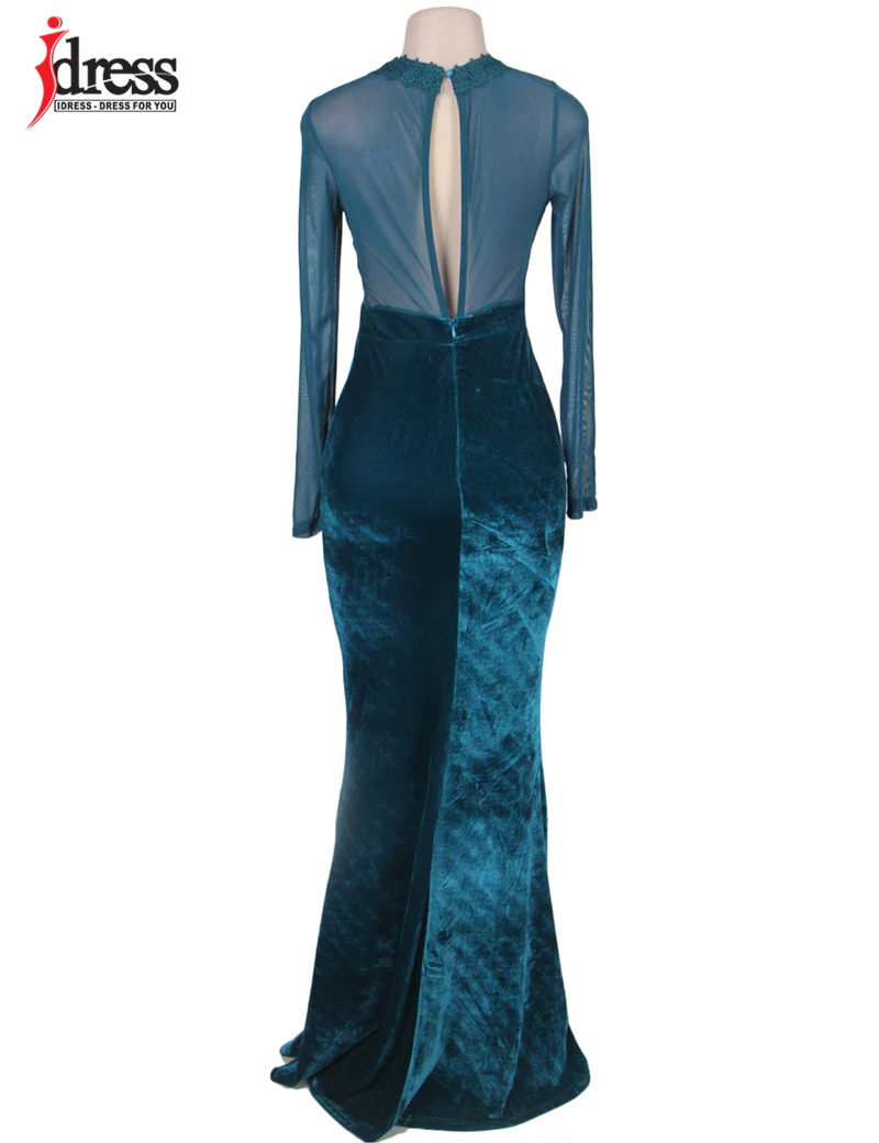 MAXI LONG DRESS VELVET (5)
