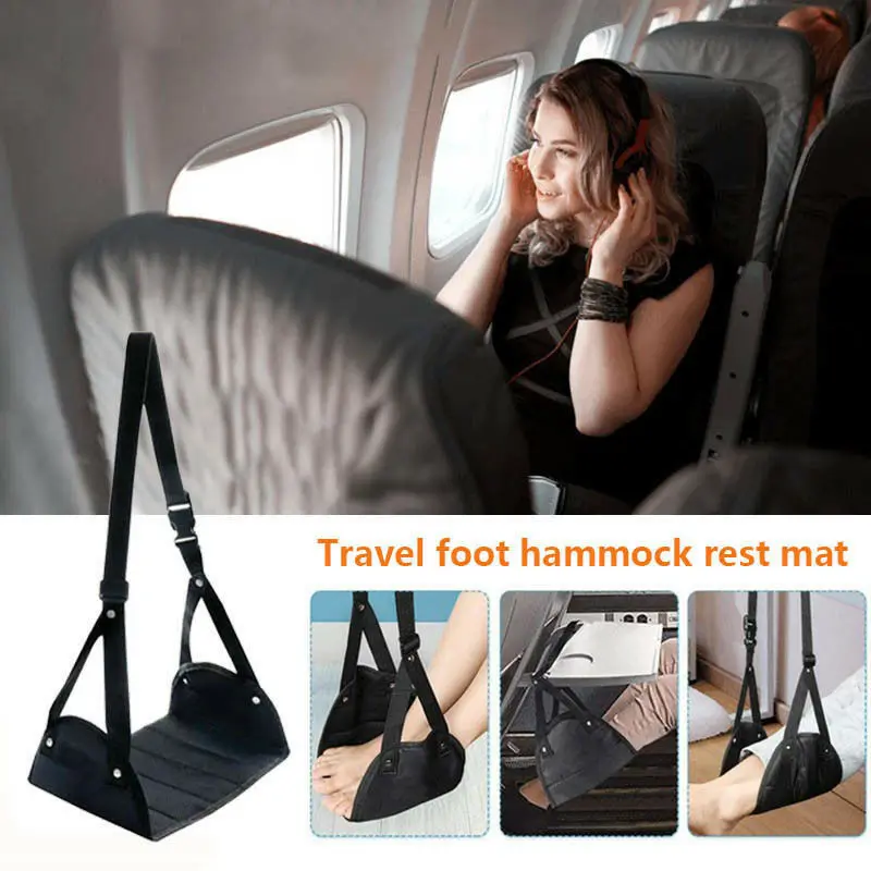 

Foot Rest Portable Travel Footrest Hammock Rest Mat Carry Flight Leg Pillow Pad Airplane Footrest Leg Pillow