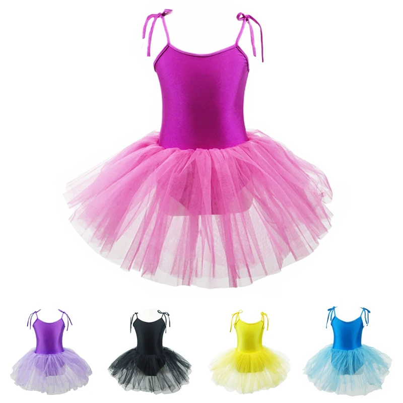 2018 Cute Ballet Tutu Dress For Children Girls Dancing Clothes Gymnastic Leotards Costumes Sling Fashion Spandex Polyester | Тематическая