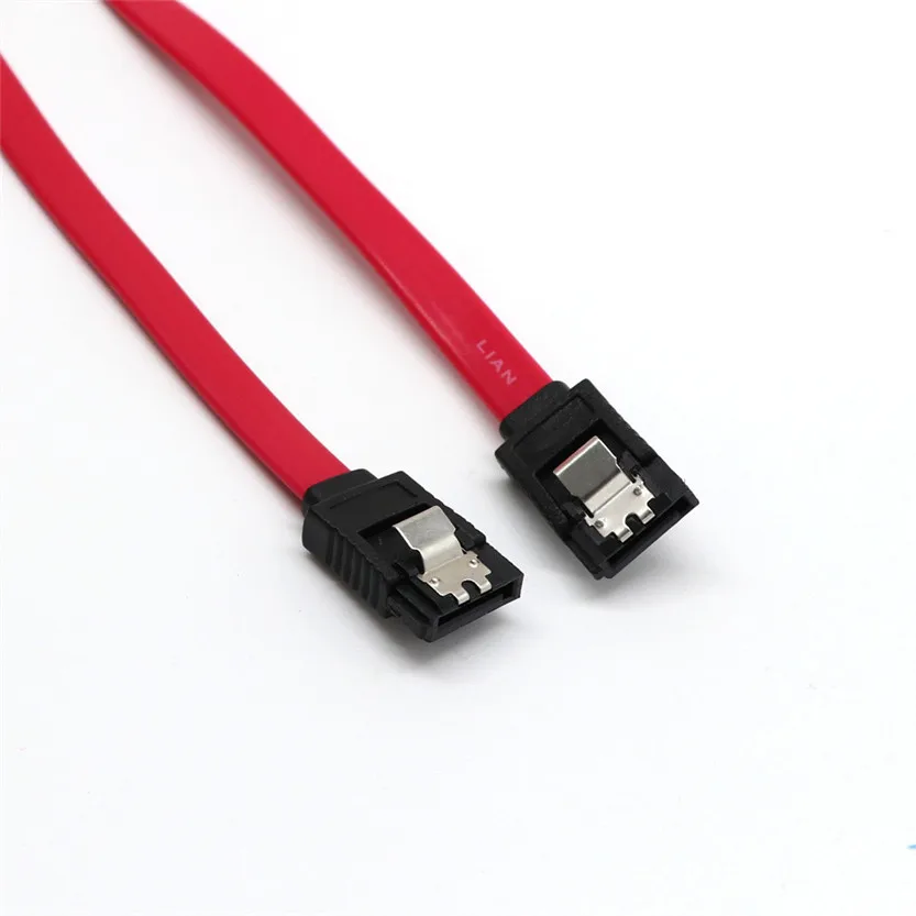 45 см SATA кабель с фиксацией Serial ATA II 2 3GB для передачи данных + фиксаторы S JUL10 25|sata