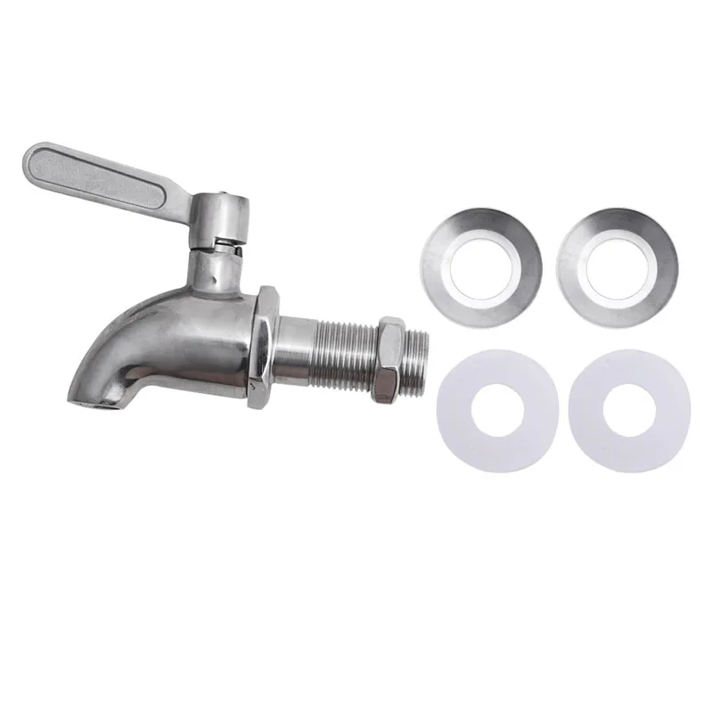 Stainless Steel Beverage Drink Dispenser Wine Barrel Spigot / Tap / Faucet M16in Kitchen