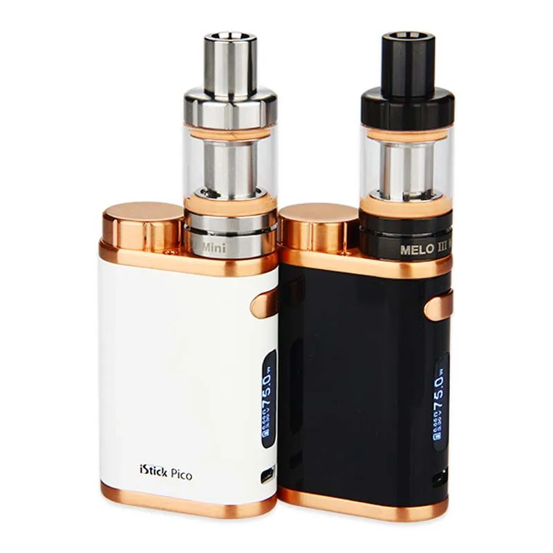 Оригинальный набор для вейпа Eleaf iStick Pico TC 75 Вт с мини баком MELO 3 2 мл и катушкой EC 0 Ом