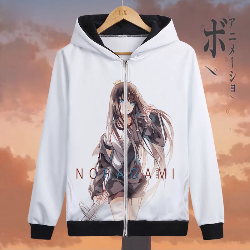 Coshome Noragami Cosplay Costumes Yato Hoodies Halloween Party Cute Adult Sportswear Men Women Tops Sweatshirts Spring Jacket (8)