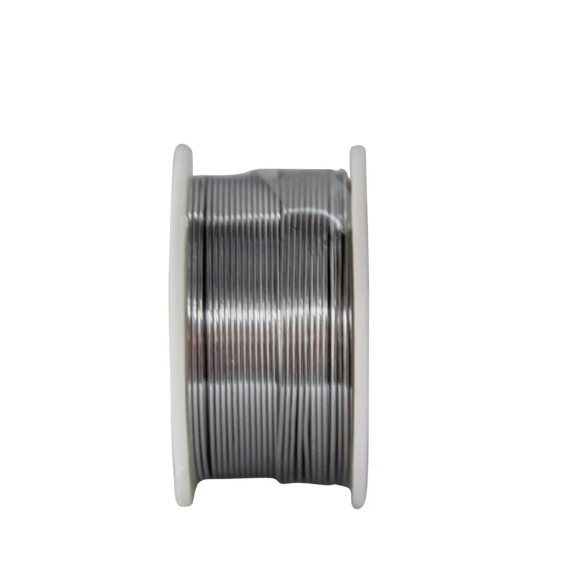 1 рулон 0,5/0,6/0,8/1,0mm 50/100g канифольное ядро припойная проволока поток высокое качество 45FT олова свинцовая линия катушка припоя провода нечистое