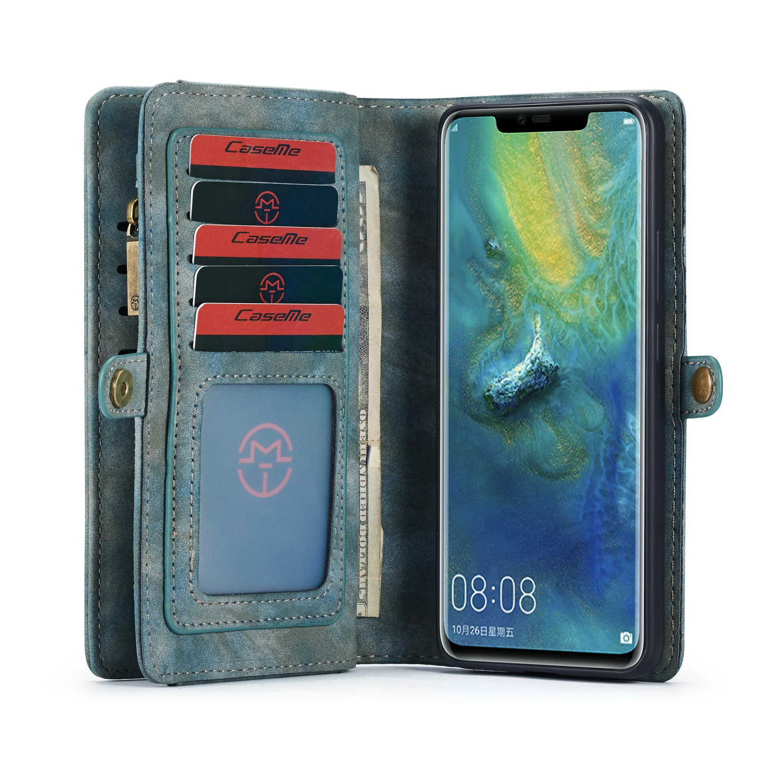 Для huawei mate 20 чехол 2 в 1 Многофункциональный Сплит молния бумажник кожаный чехол флип сумка для смартфонов чехол для huawei mate 20 Pro