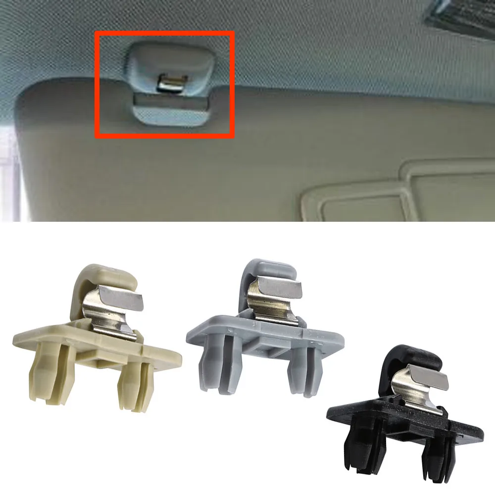 

2019# Interior Sun Visor Clip Holder Hook For Audi A1 A3 S3 A4 S4 A5 S5 Q3 Q5 TT #40