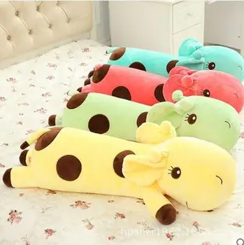 

110cm big size giraffe plush kids toys stuffed animals four colors