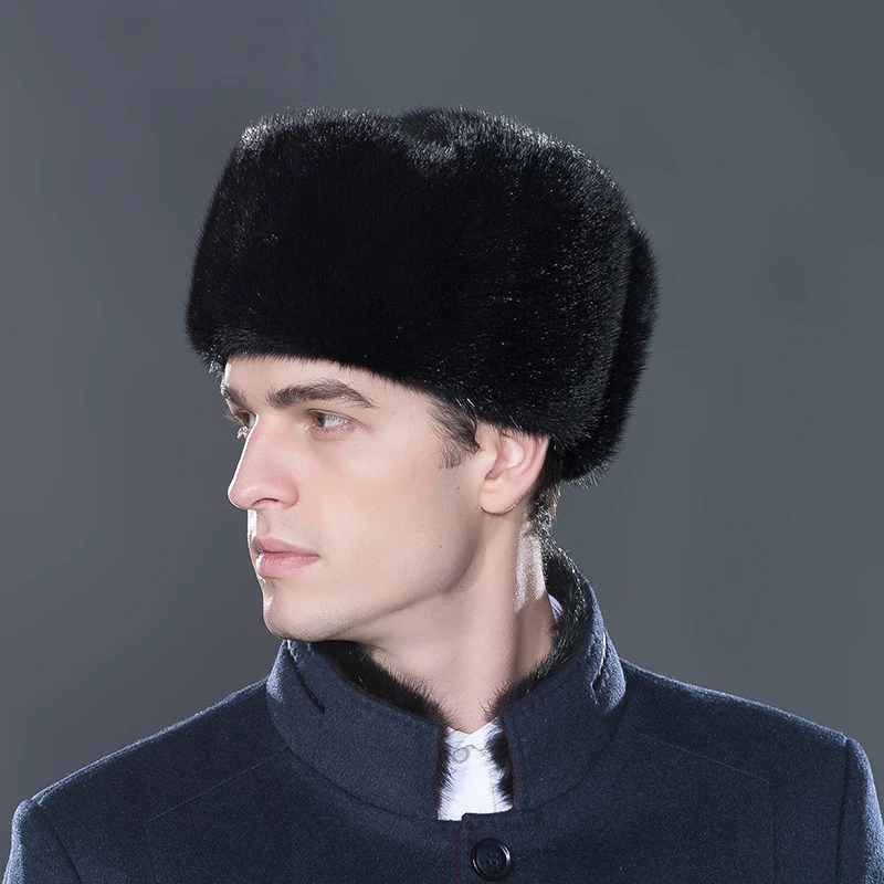 LTGFUR Bomber, мужские шапки, теплая шапка из меха норки, шапка-ушанка, шапка-ушанка Авиатор, зимняя шапка с ушками, русская шапка для мужчин, NZD-01 LTGFUR Bomber, мужские шапки, теплая шапка из меха норки, шапка-ушанка, шапка-ушанка Авиатор, зимняя шапка с ушками, русская шапка для мужчин, NZD-01