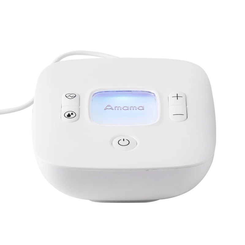 Электрический молокоотсос Amama с умным ЖК-экраном, один USB Электрический молокоотсос для всасывания грудного молока и массажа груди