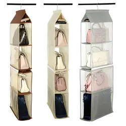 Японский стене висит сумки собирать и повесить сумку подвеска Тип шкаф многослойные ткани Книги по искусству и пыле хранения полки