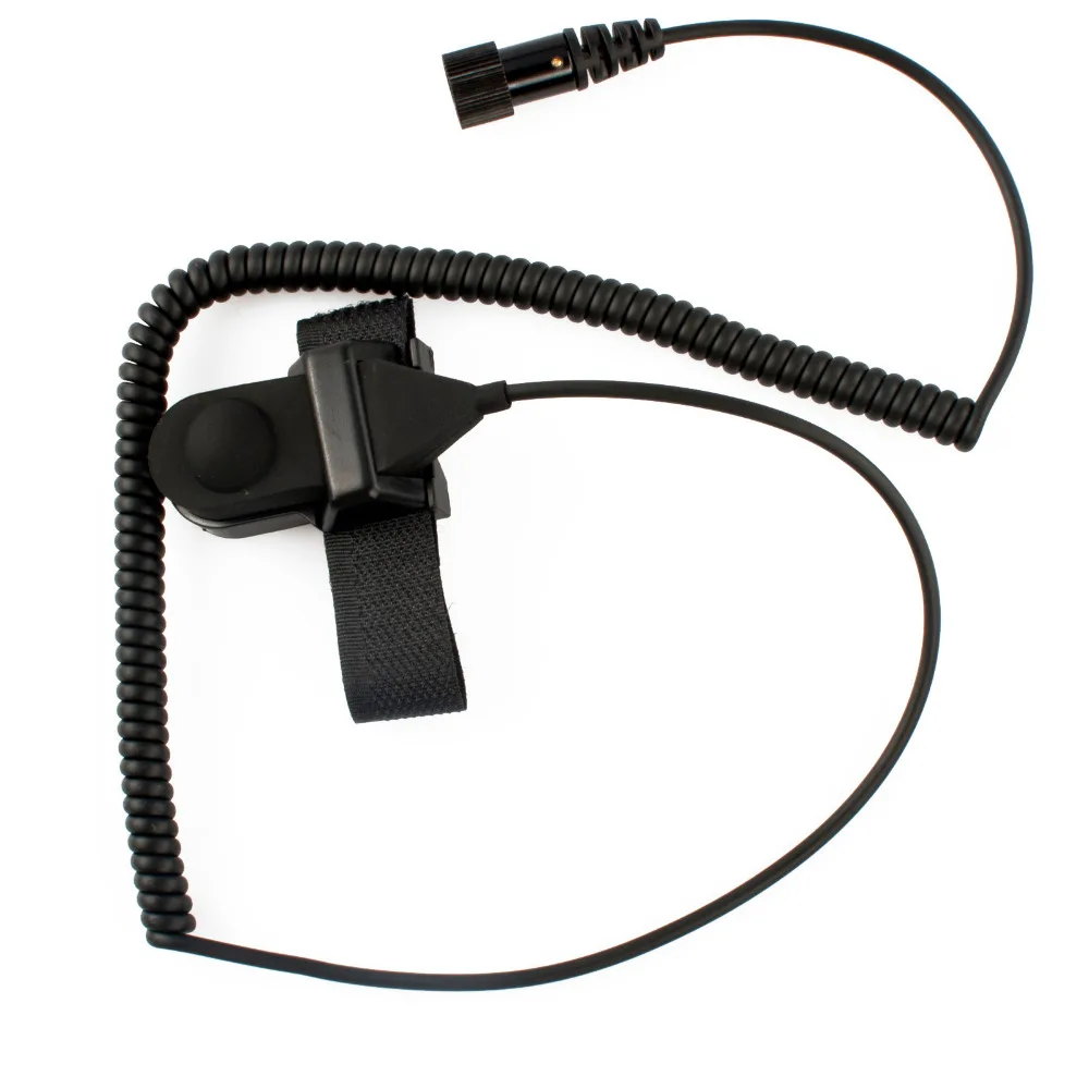 Motorcycle Helmet Headset Microphone for ICOM IC-F21 IC-F26 IC-IV8 IC-F3S Radios with Finger PTT New (4)