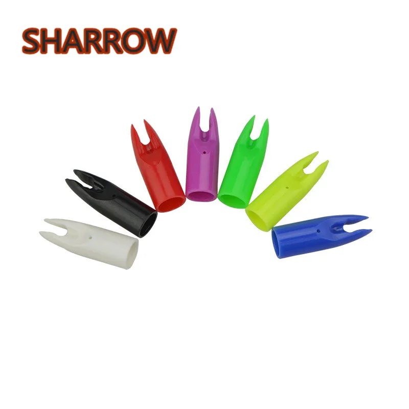 

100Pcs Archery Arrow Nocks Outwear PlasticArrow Tails Replacement Fit For 6.8/6.9mm Arrow Shaft For Outdoor Shooting Accessories