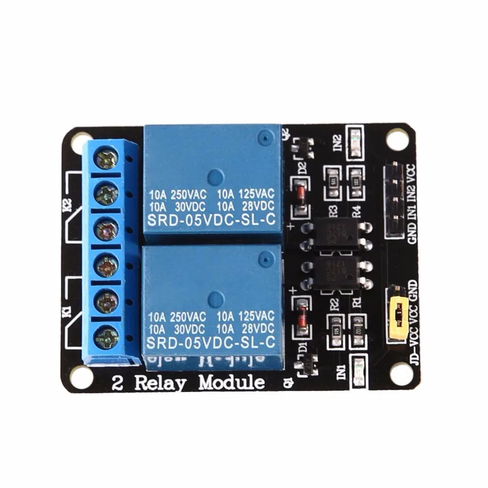 Cewaal 5 В 2-канальный релейный модуль Интерфейс щит для Arduino ARM PIC AVR DSP компьютер развития Панели заменяемой инструмент