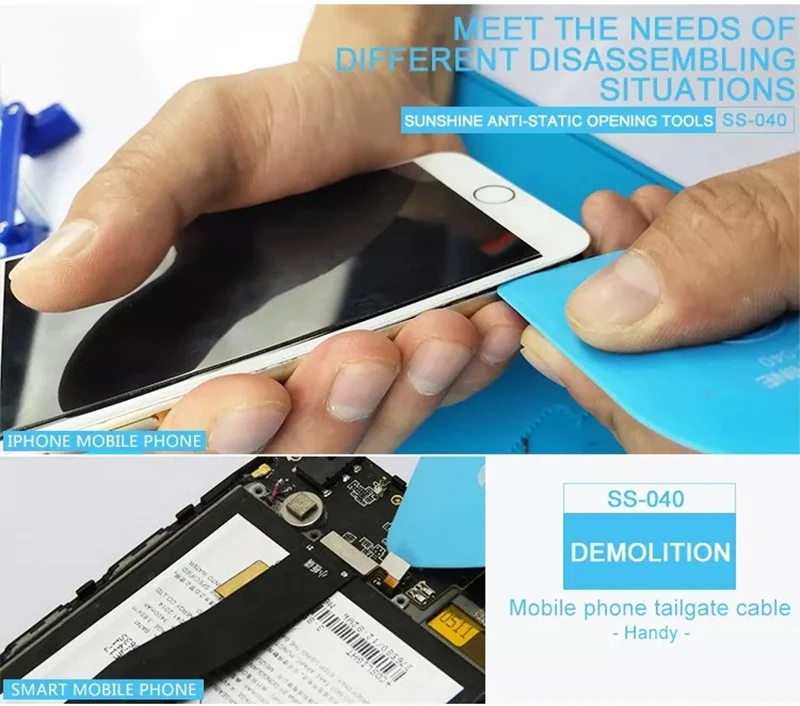 Инструменты для открытия батареи мобильного телефона, разборка жесткая карта для iPhone, iPad, samsung, планшет, батарея, разбор и ремонт