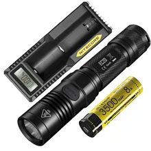 NITECORE EC20 фонарик CREE XM-L2 T6 max 960 люмен луч бросок 222 м уличный фонарь+ 18650 3500 мАч 8A батарея UM10 зарядное устройство