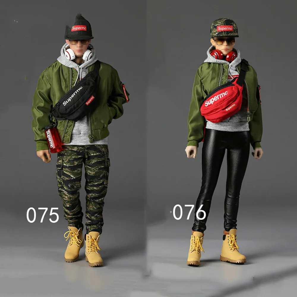 

For collection 1/6 Scale F-075/076 Street Style Flight Jacket Set Set F 12'' male/ Female Body Collections