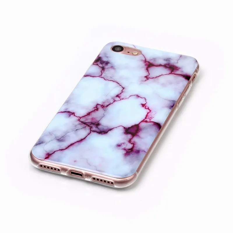 Ascromy For iPhone Marble Case Shockproof Silicone Stone Back Cover Cases For Apple iPhone 8 Plus 7 6 6S X 5 5S SE 5C 4 4S Coque (14)