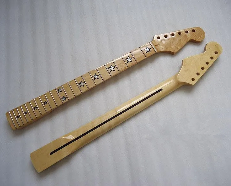 Kopen Disado 22 Fret inlay star maple Elektrische Gitaar Hals Moer Gitaar accessoires Onderdelen muziekinstrument