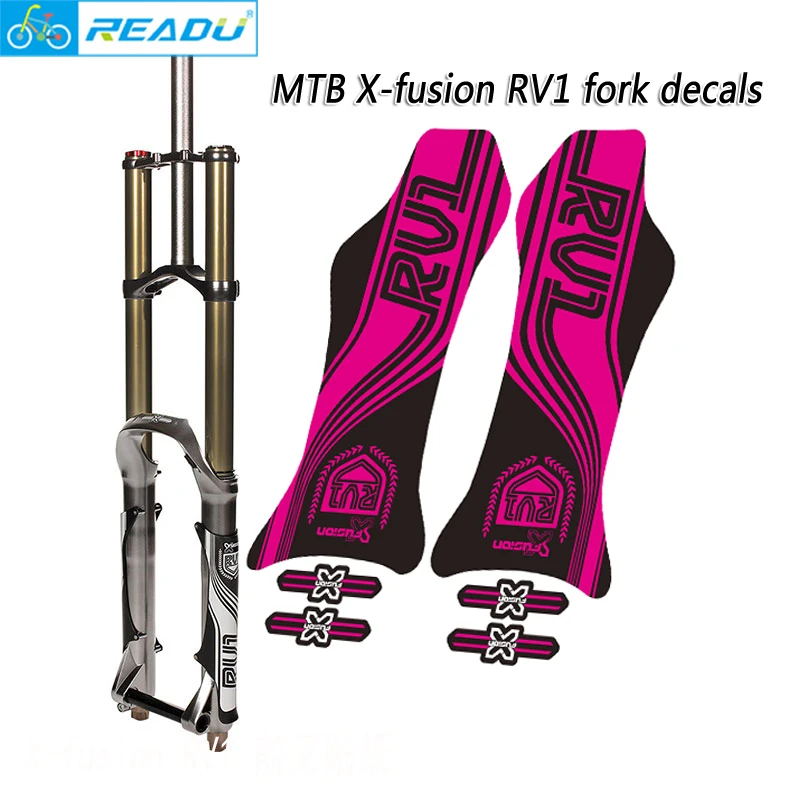 Buy Mountain bike fork sticker MTB X fusion RV1