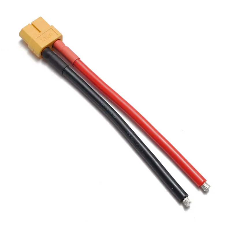 XT60 гнездовой разъем 12AWG 10 см с проводом силиконовый кабель для RC