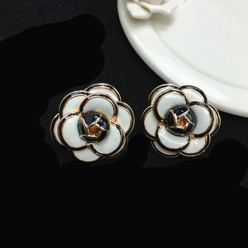 EH13 Camellia брендовые ювелирные изделия, новинка года женские серьги Brincos Boucles d'oreuilles Femme женские серьги с цветами