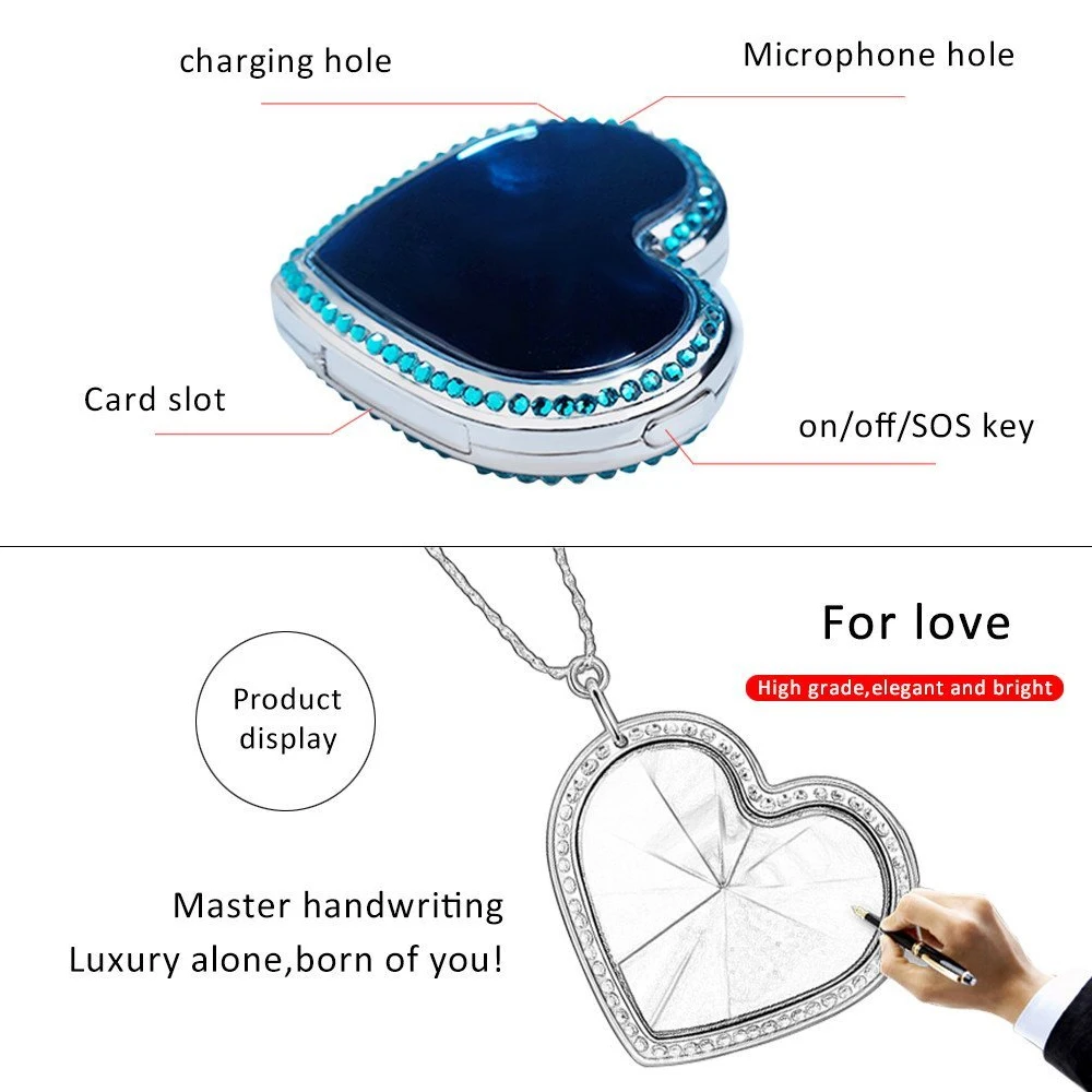  2019 New Smart MiNi Necklace Tracker Device For Personal Lady SOS Voice Monitor GPS Locator Real Ti - 32973744314