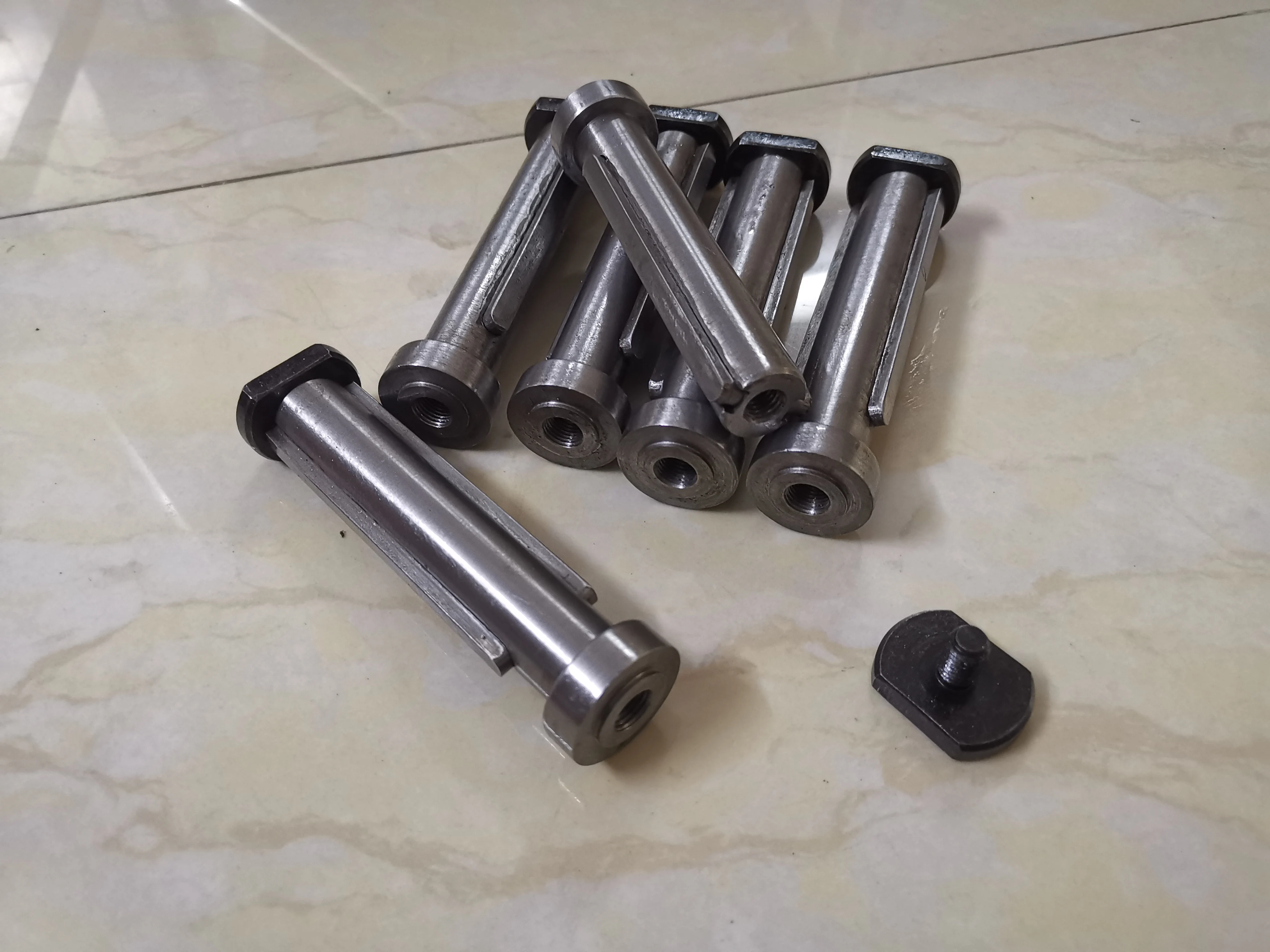 

1pc M3/8-24 length 100mm Polisher Connection Rod for drum Polishing Wheel used on Angle Grinder