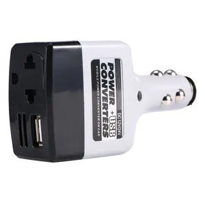 Автомобильный мобильный преобразователь, инвертор, адаптер постоянного тока 12 В/24 В в переменный ток, 480 В, зарядное устройство + USB, автомобильные мобильные преобразователи с USB зарядным устройством - изображение